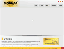 Tablet Screenshot of modmar.com.pl